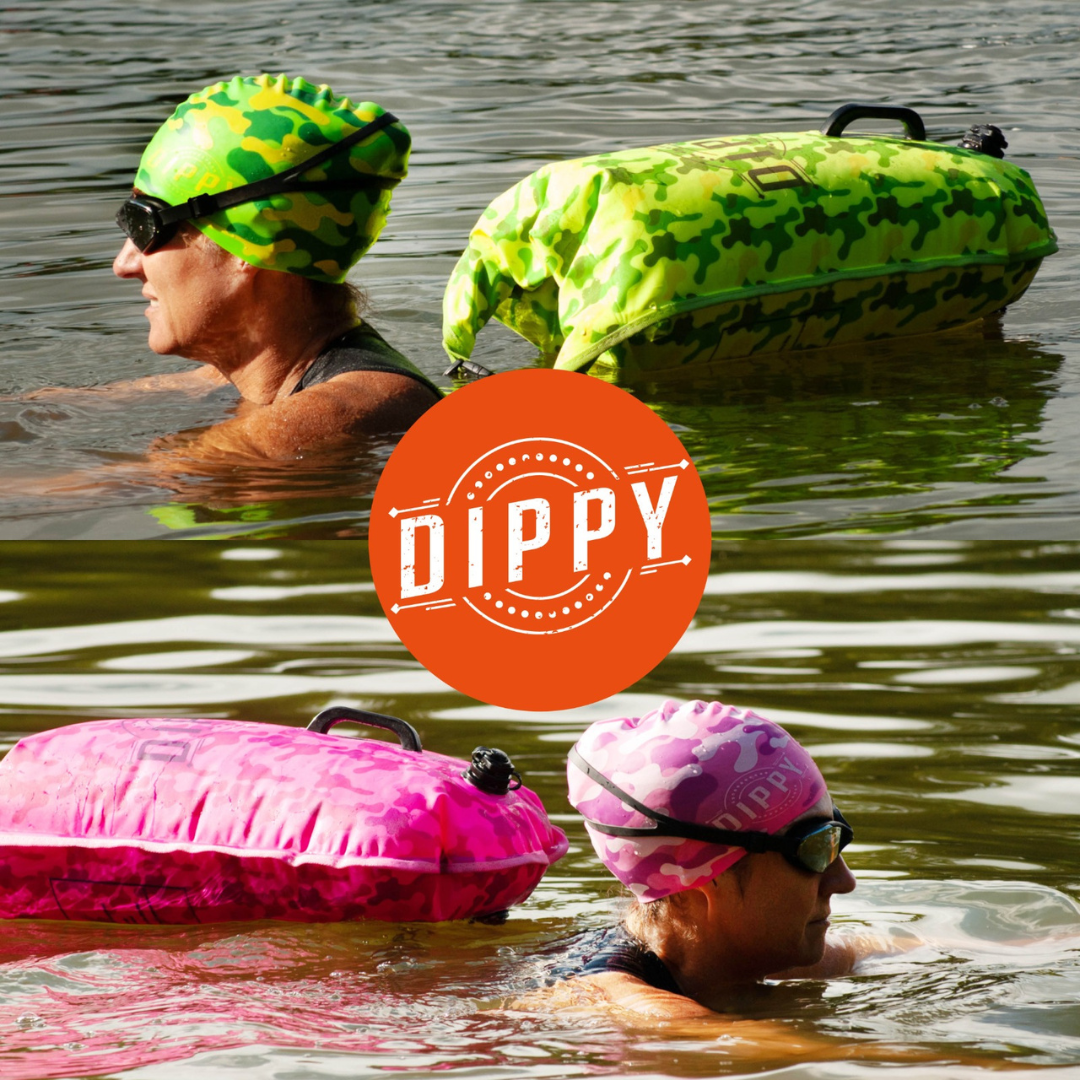 Silicone Swim Cap in Pink Camo Print