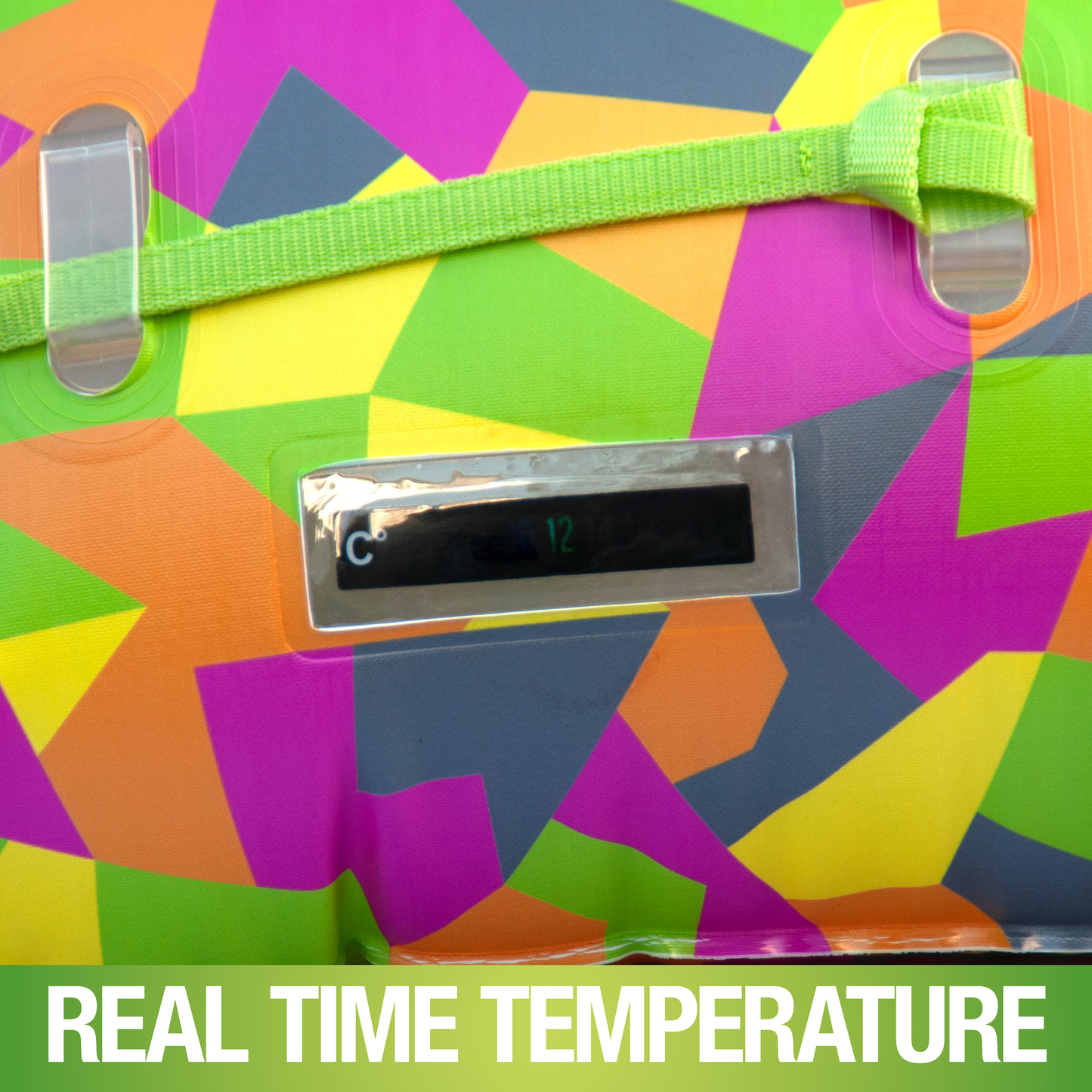 Dippy Geo Tow Float with Thermometer