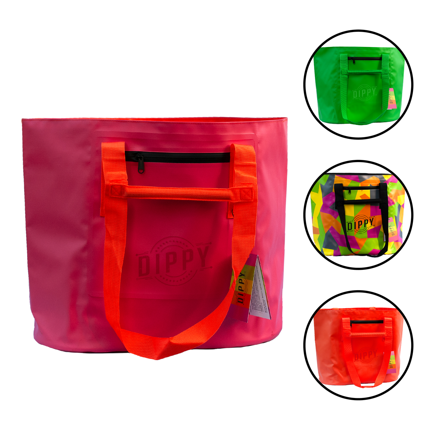 Waterproof Tote Bag 40L – Pink