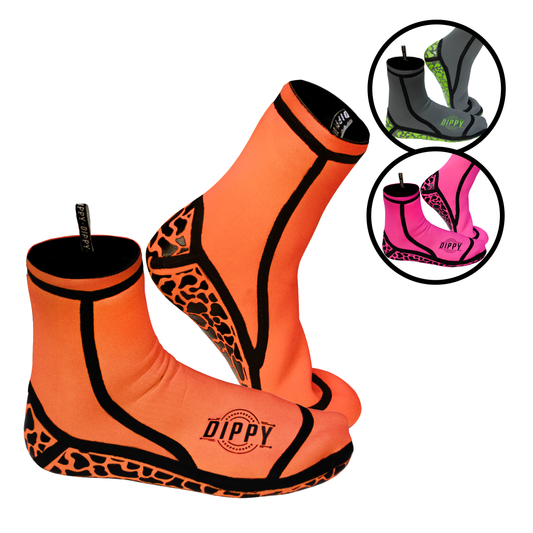 Neoprene 3MM Swim Socks - Orange