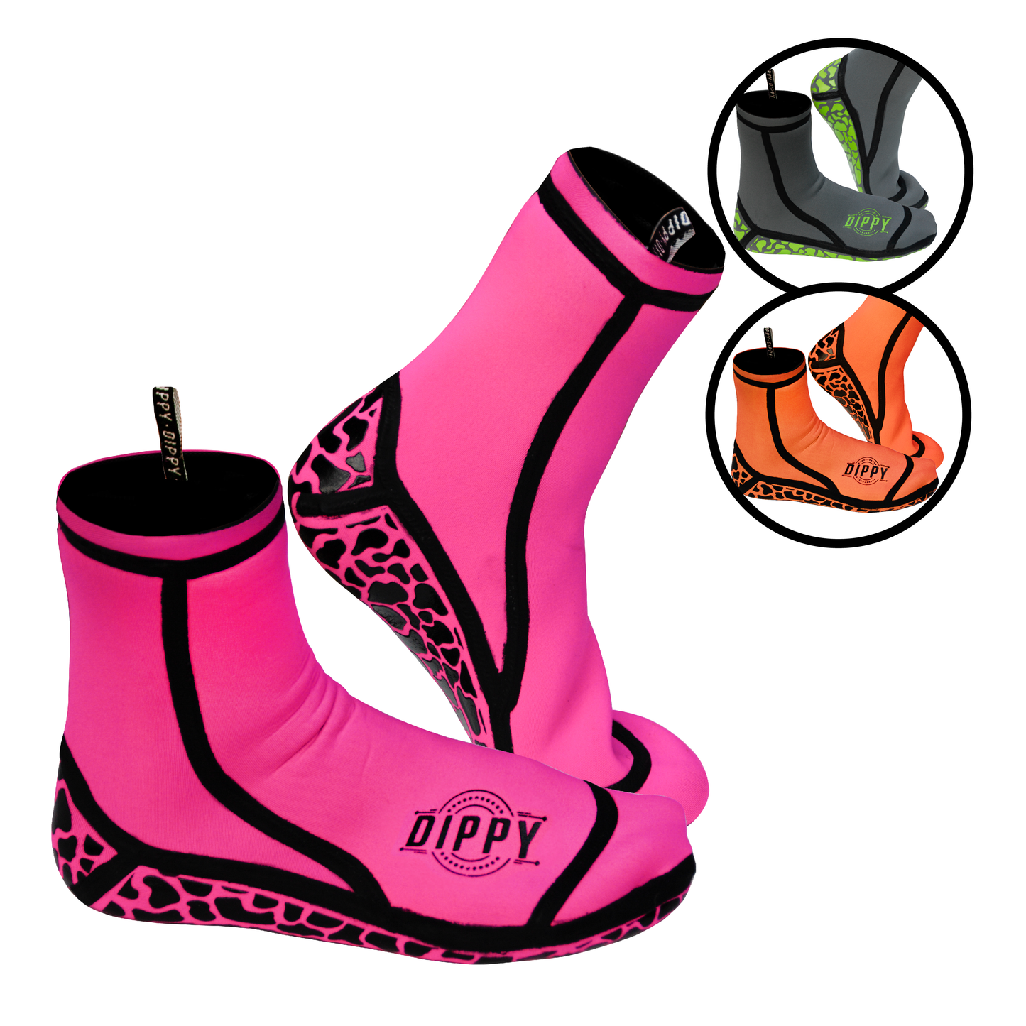 Neoprene 3MM Swim Socks - Pink