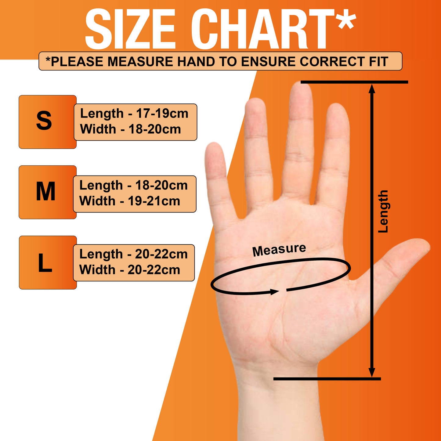 Neoprene 3MM Swim Gloves - Orange